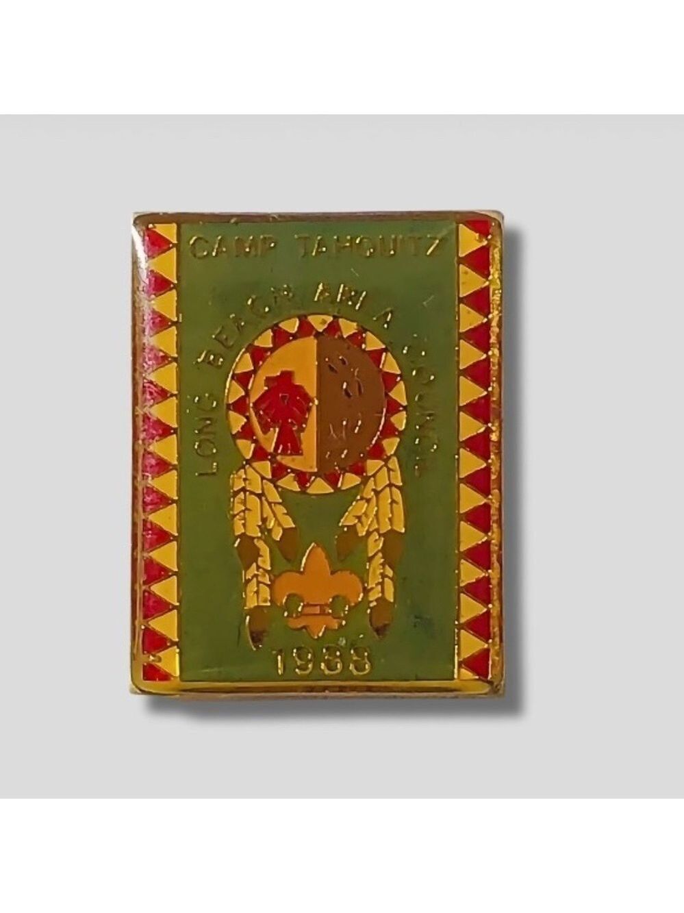 Camp Tahquitz 1983 Enamel Pin Butterfly Clutch